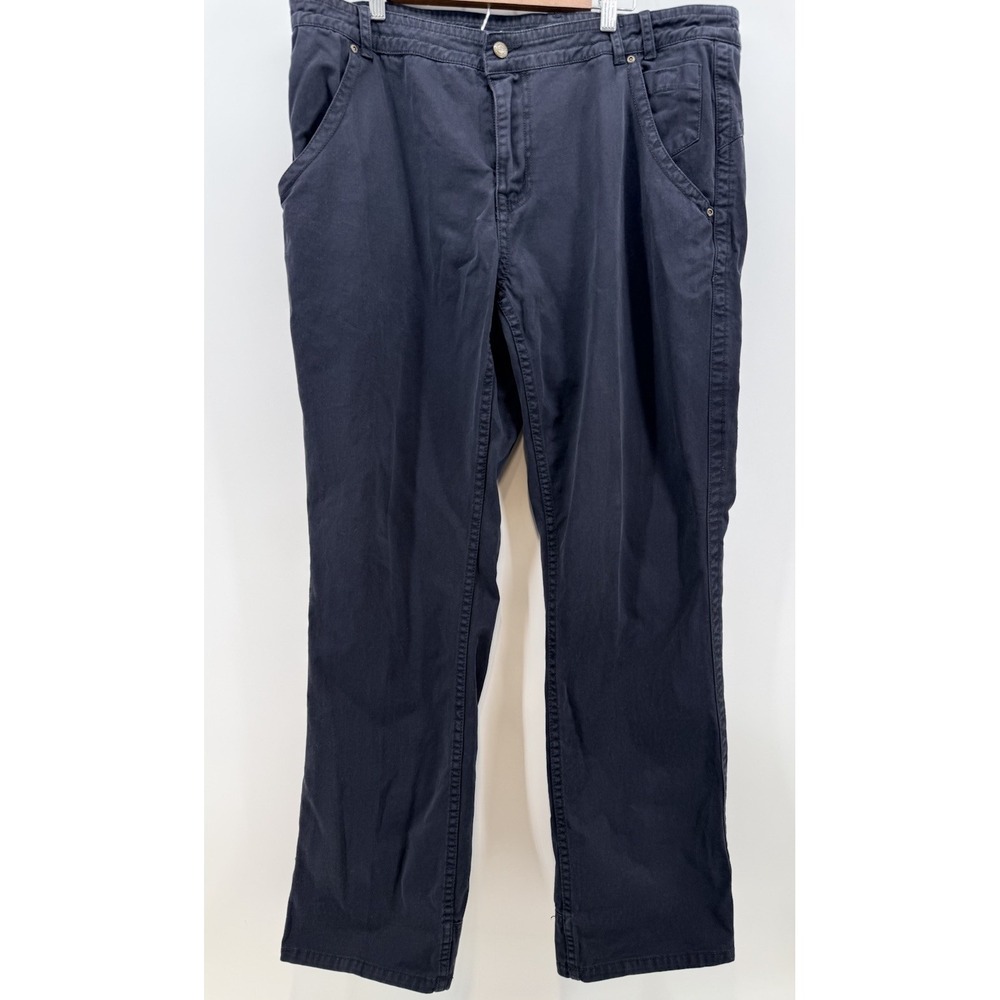 Kavu Pants Mens Size 40 Black Heavy Cotton Canvas  Fishing‎ Hiking Outdoor